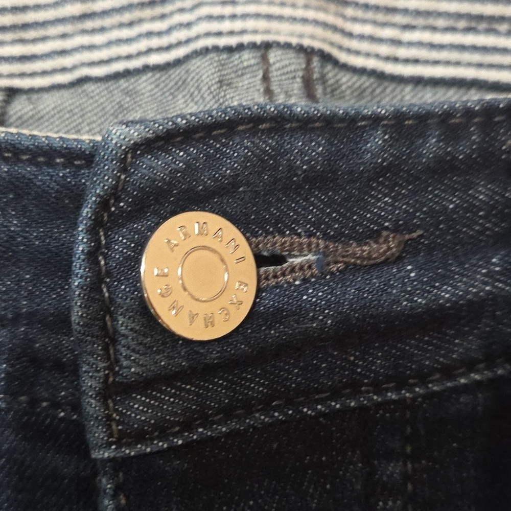 Armani Exchange Women's Deep Indigo Slim Jeans 31R low waist. - Picture 4 of 16